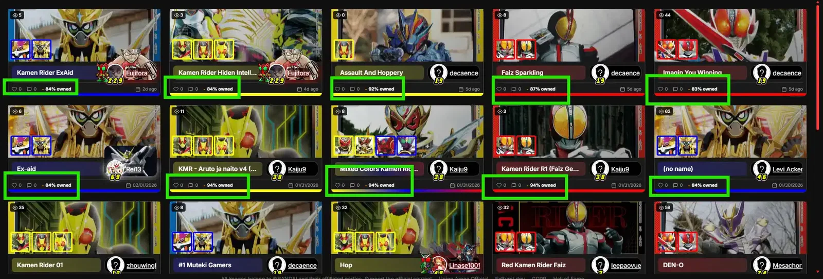 Easy way to see if you can build the deck, or close to!