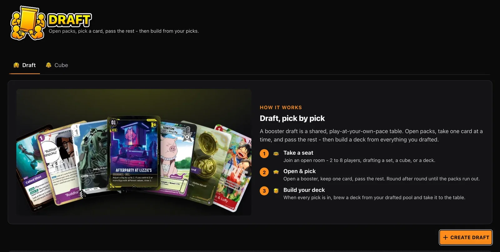 The Draft hub.