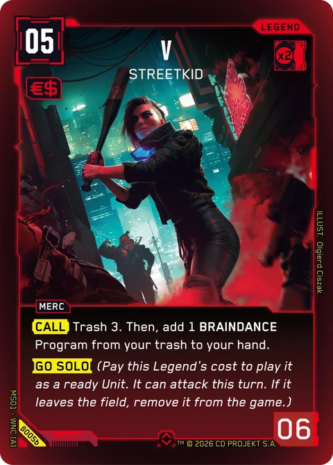 V: Streetkid - Cyberpunk TCG card