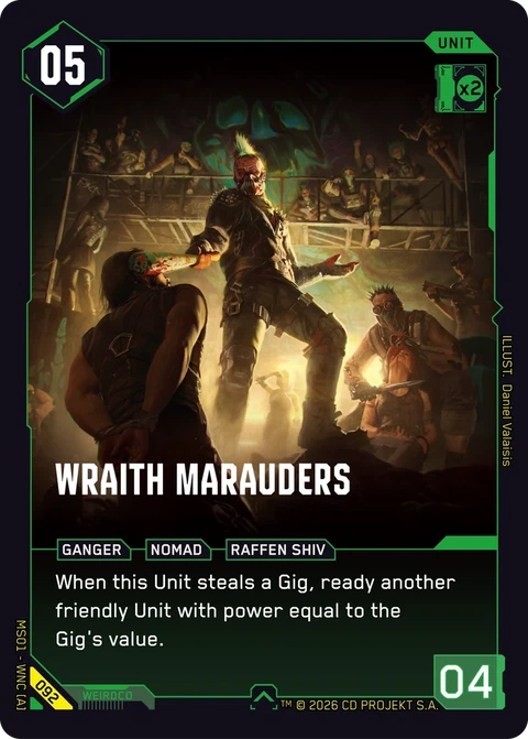 Wraith Marauders - Cyberpunk TCG card
