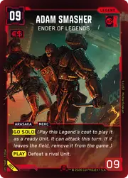 Adam Smasher: Ender of Legends MS01-001