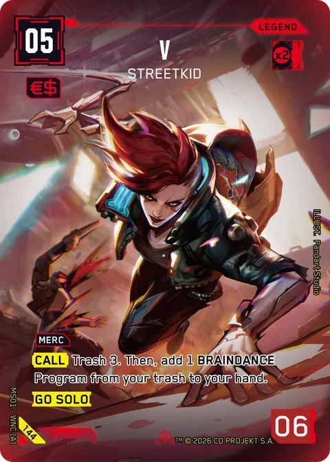 V: Streetkid - Cyberpunk TCG card