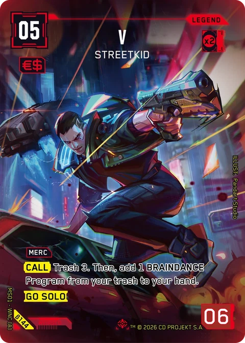 V: Streetkid - Cyberpunk TCG card