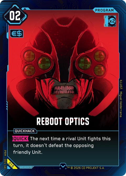 Reboot Optics - Cyberpunk TCG card