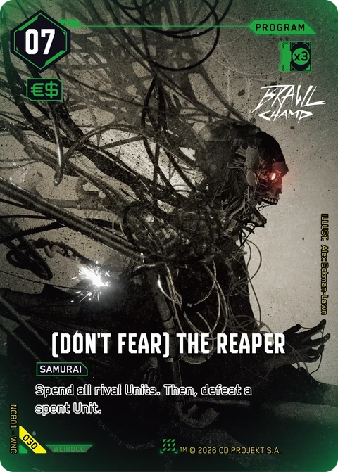 (Don't Fear) The Reaper - Cyberpunk TCG card