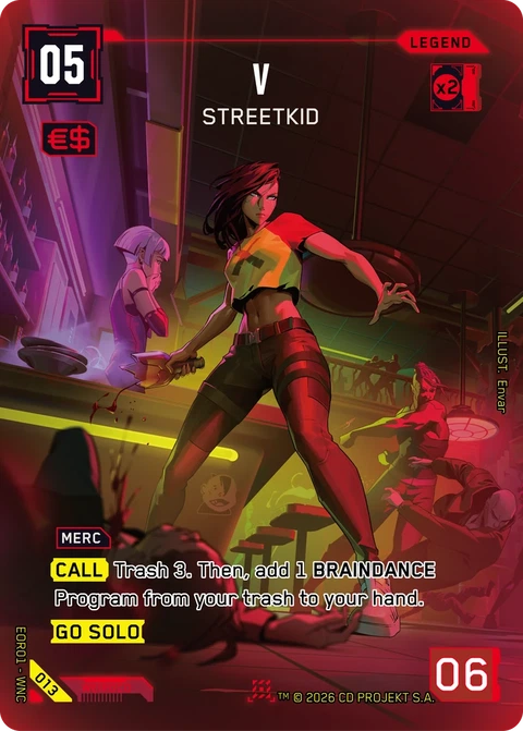 V: Streetkid - Cyberpunk TCG card