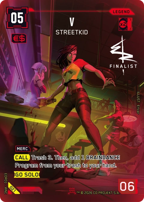 V: Streetkid - Cyberpunk TCG card