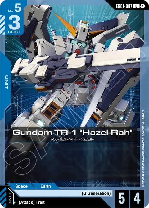 Gundam TR-1 "Hazel-Rah" - Gundam Card Game card