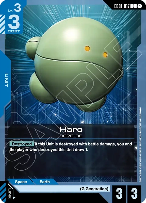 Haro - Gundam Card Game card