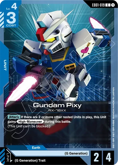 Gundam Pixy - Gundam Card Game card