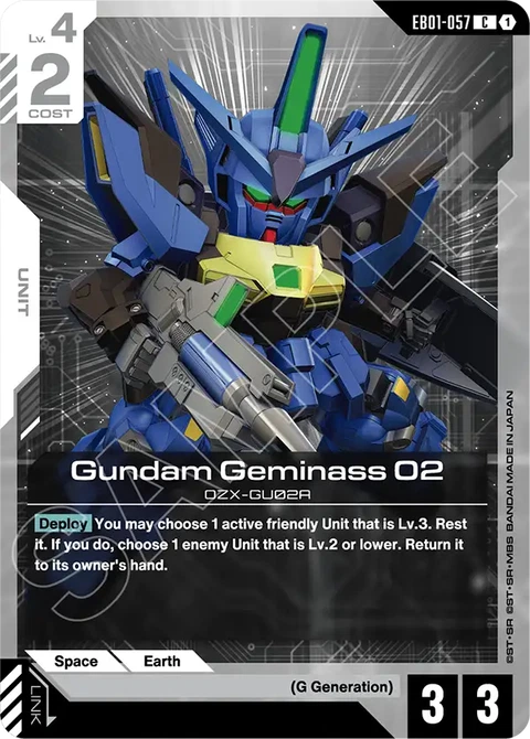 Gundam Geminass 02 - Gundam Card Game card