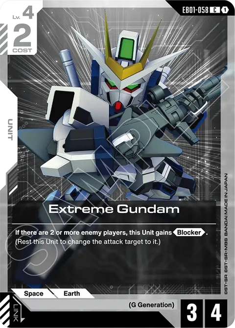 Extreme Gundam - Gundam Card Game card