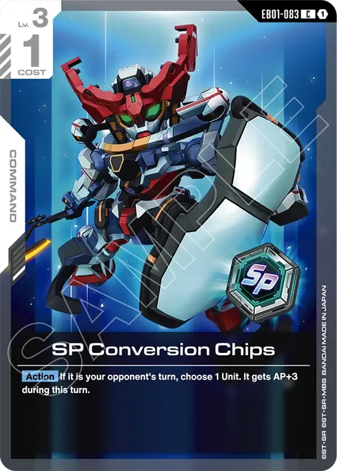 SP Conversion Chips - Gundam Card Game card