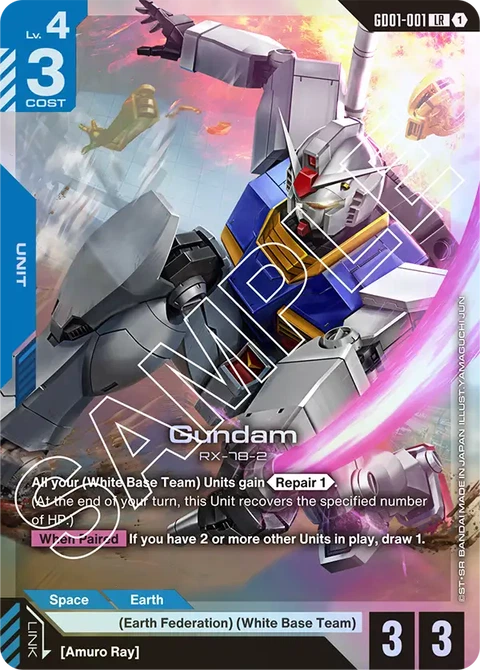 Gundam, Gundam Card Game Main Card