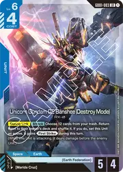 Unicorn Gundam 02 Banshee (Destroy Mode) GD01-003