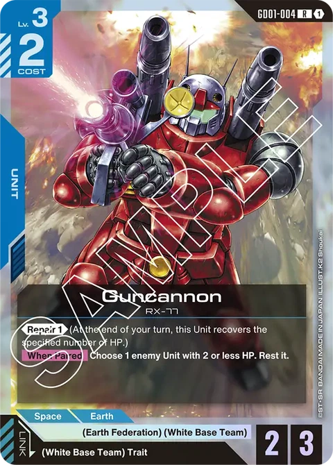 Guncannon - Gundam Card Game card