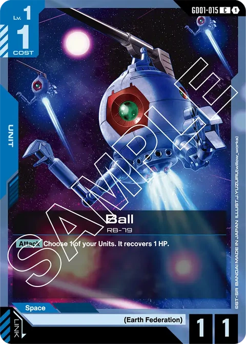 Ball - Gundam Card Game card