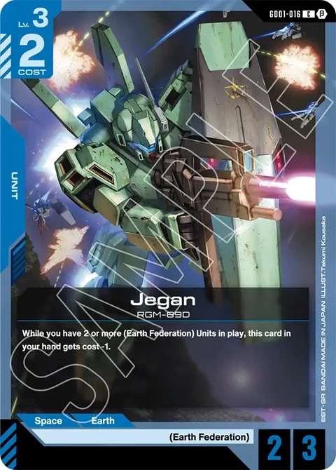 Jegan - Gundam Card Game card
