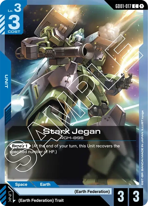 Stark Jegan - Gundam Card Game card