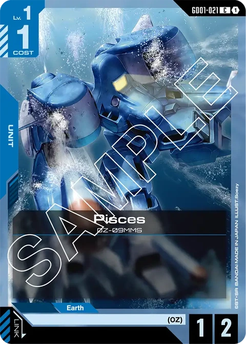 Pisces - Gundam Card Game card