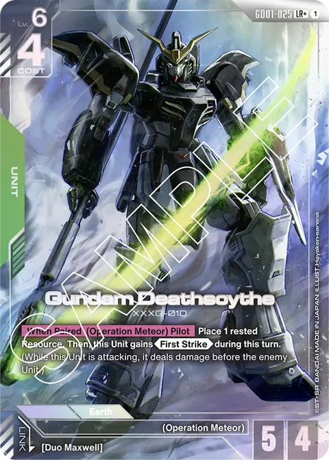 Gundam Deathscythe - Gundam Card Game card