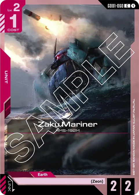 Zaku Mariner - Gundam Card Game card