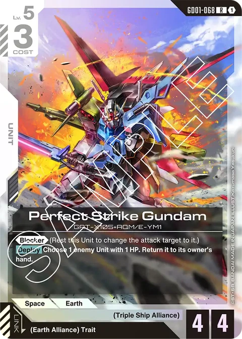 Perfect Strike Gundam, Gundam Card Game Main Card