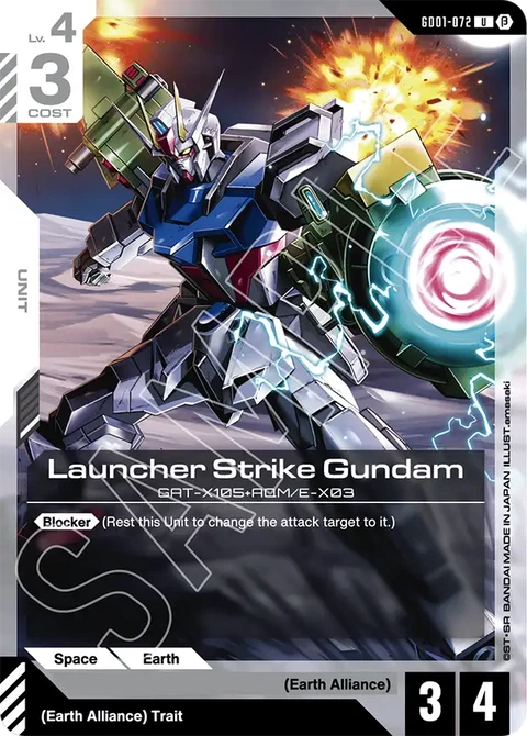 Launcher Strike Gundam - Gundam Card Game card