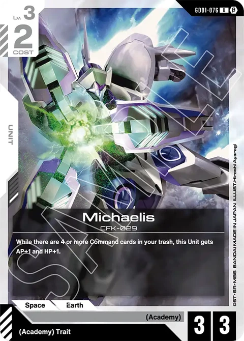 Michaelis - Gundam Card Game card