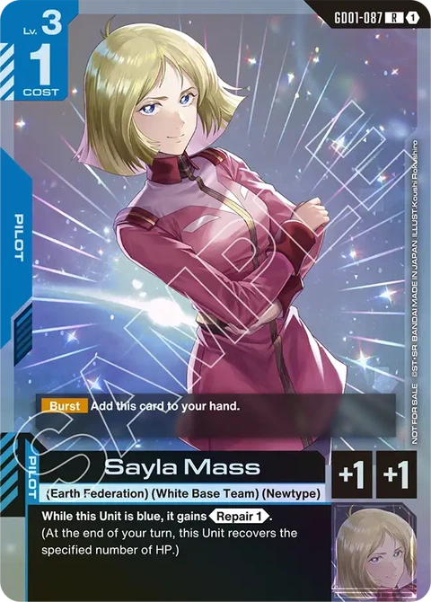 Sayla Mass - Gundam Card Game card