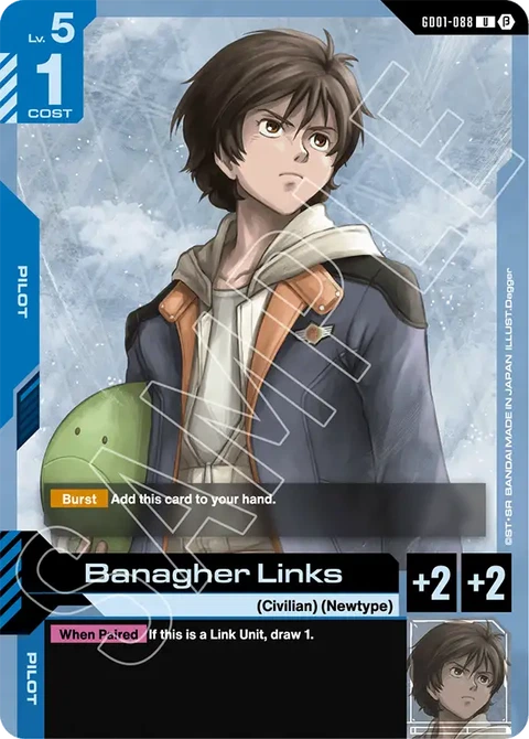Banagher Links - Gundam Card Game card
