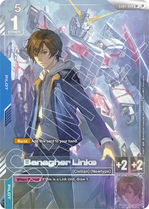 Banagher Links - Gundam Card Game card