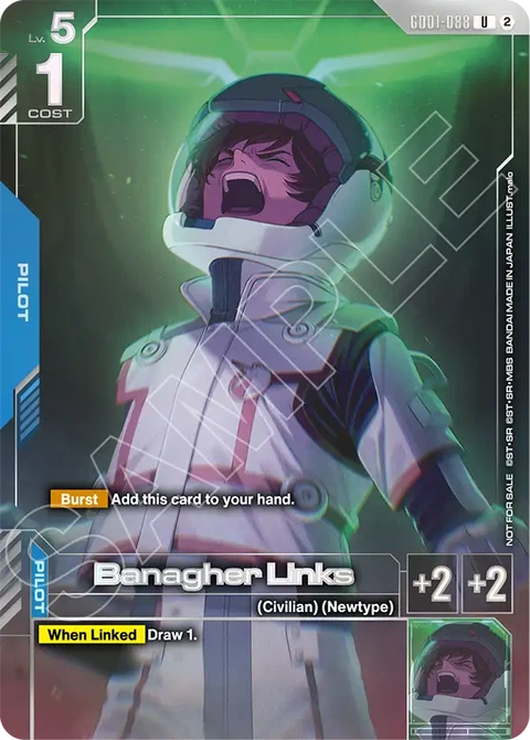 Banagher Links - Gundam Card Game card