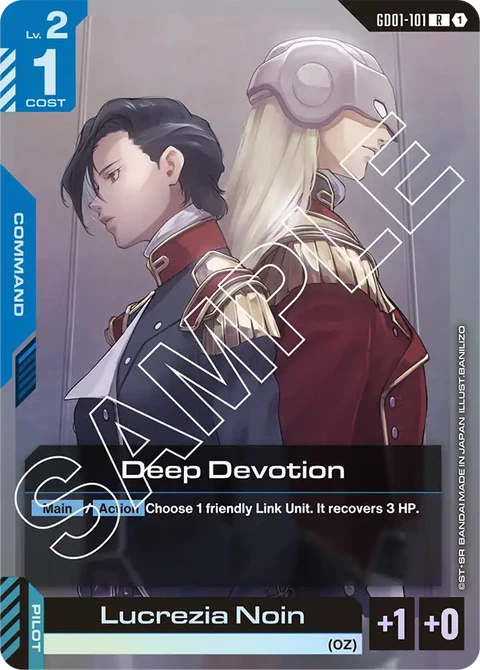 Deep Devotion - Gundam Card Game card
