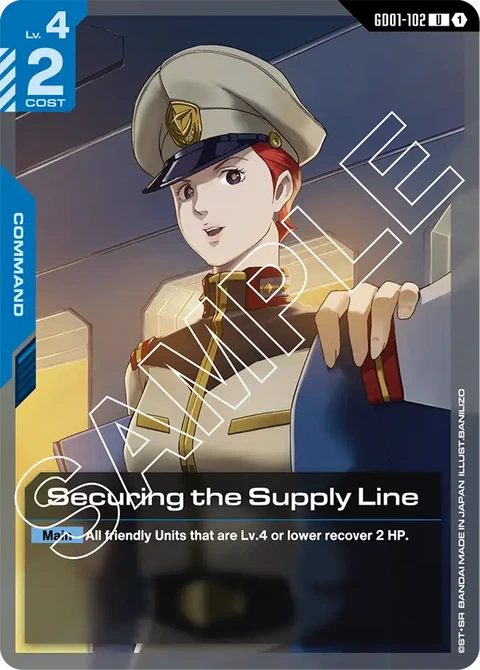 Securing the Supply Line - Gundam Card Game card