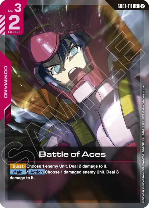 Battle of Aces - Gundam Card Game card