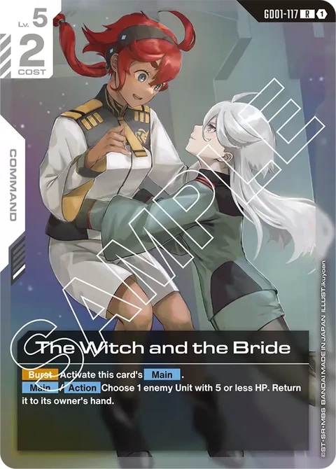 The Witch and the Bride - Gundam Card Game card