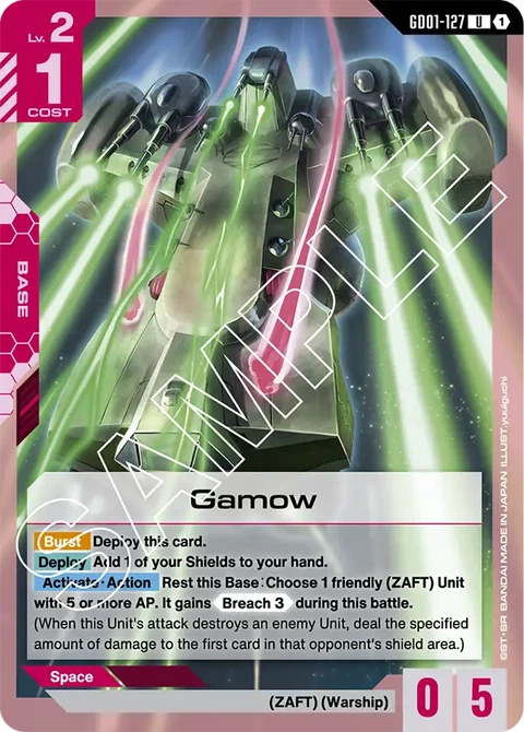 Gamow - Gundam Card Game card