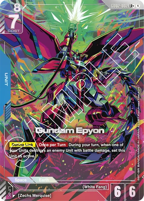 Gundam Epyon - Gundam Card Game card