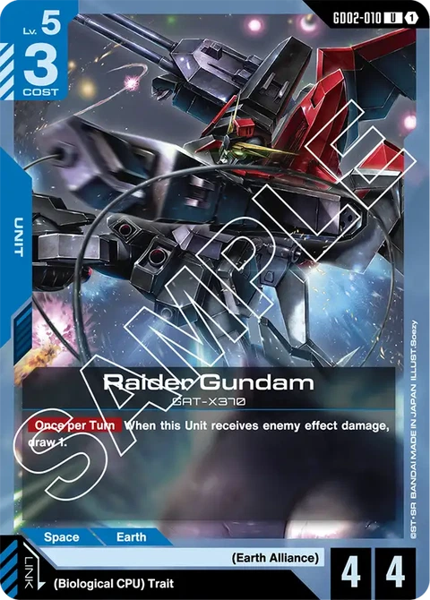 Raider Gundam - Gundam Card Game card