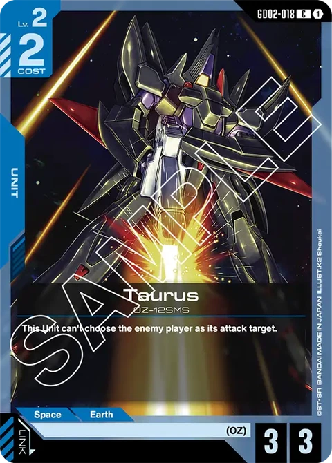 Taurus - Gundam Card Game card