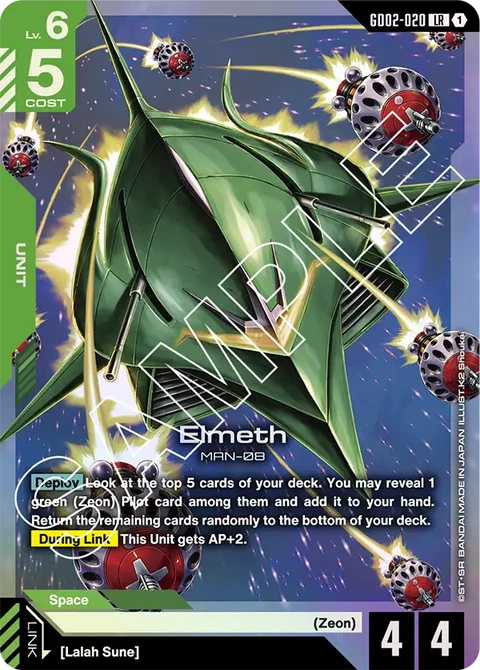 Elmeth - Gundam Card Game card