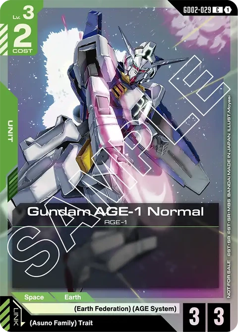 Gundam AGE-1 Normal - Gundam Card Game card