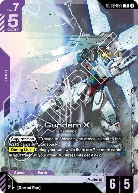 Gundam X - Gundam Card Game card