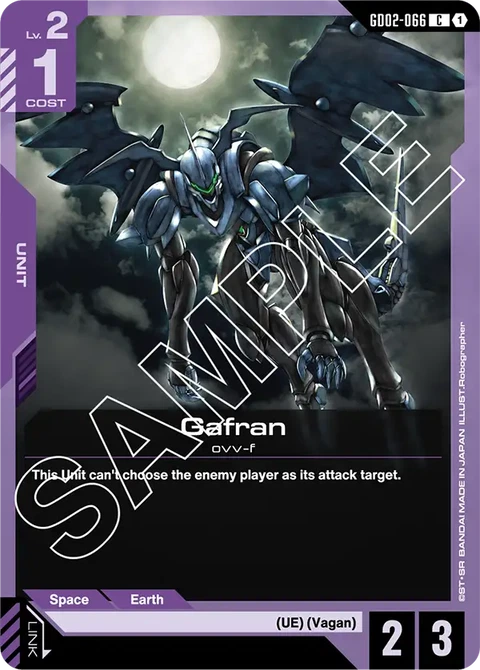 Gafran - Gundam Card Game card