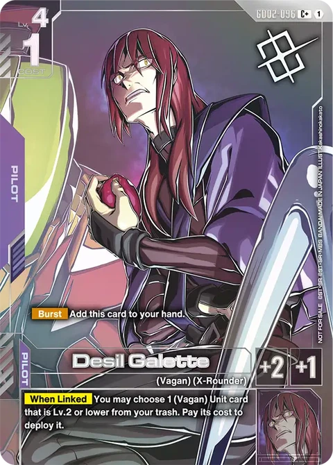 Desil Galette - Gundam Card Game card