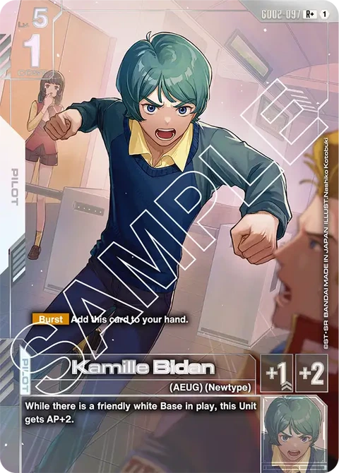 Kamille Bidan - Gundam Card Game card