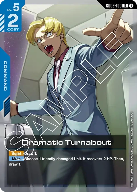 Dramatic Turnabout - Gundam Card Game card