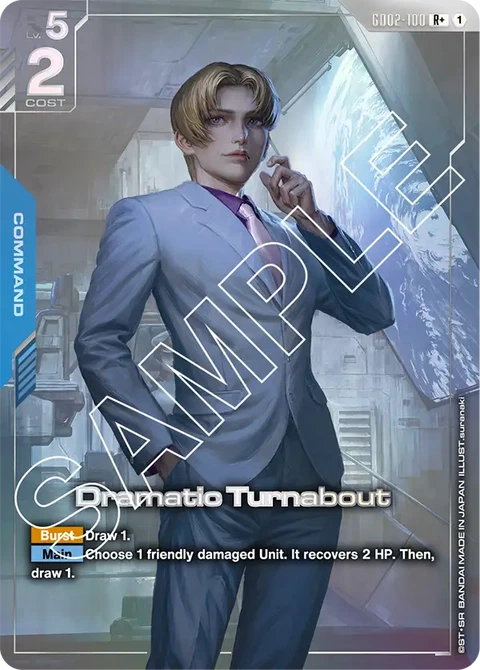 Dramatic Turnabout - Gundam Card Game card
