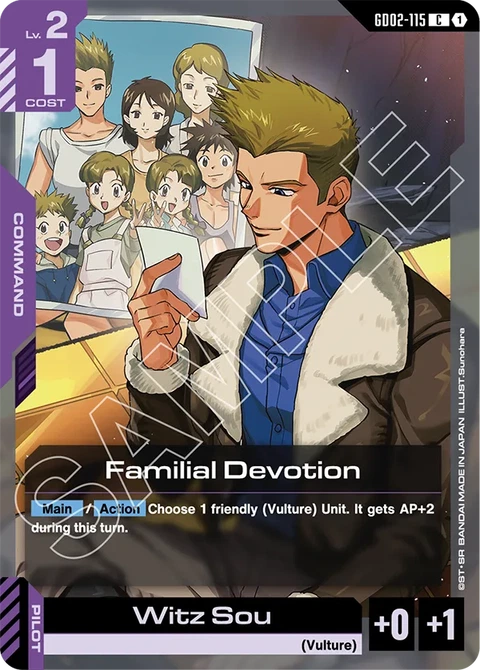 Familial Devotion - Gundam Card Game card